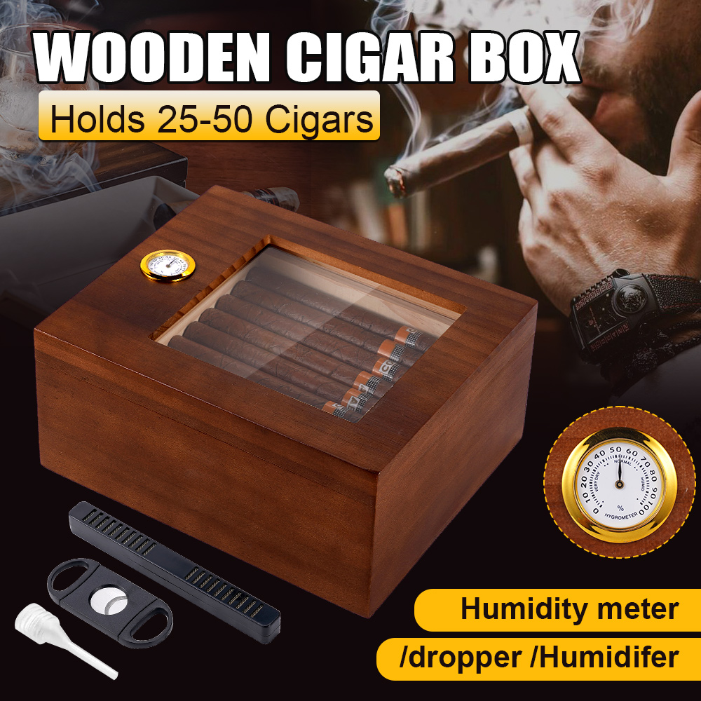 Home Fragrance Maple Walnut - Cigar Humidor Box Cigar Case with