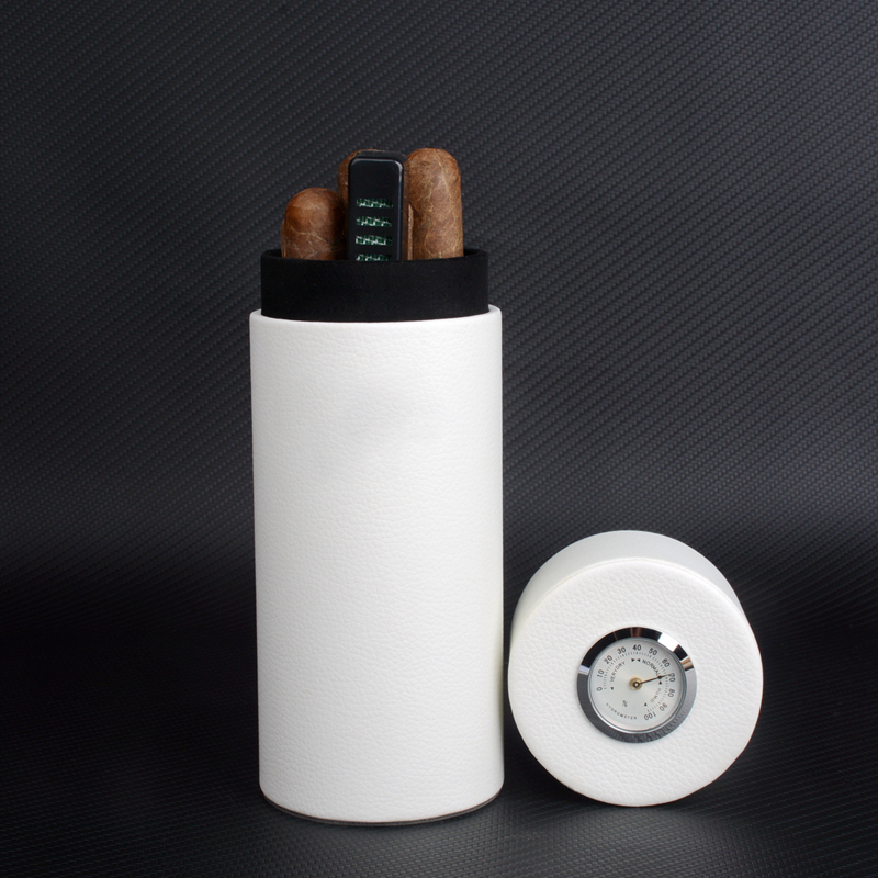 Home Fragrance Maple Walnut - White Leather Cigar Case, Cedar Wood