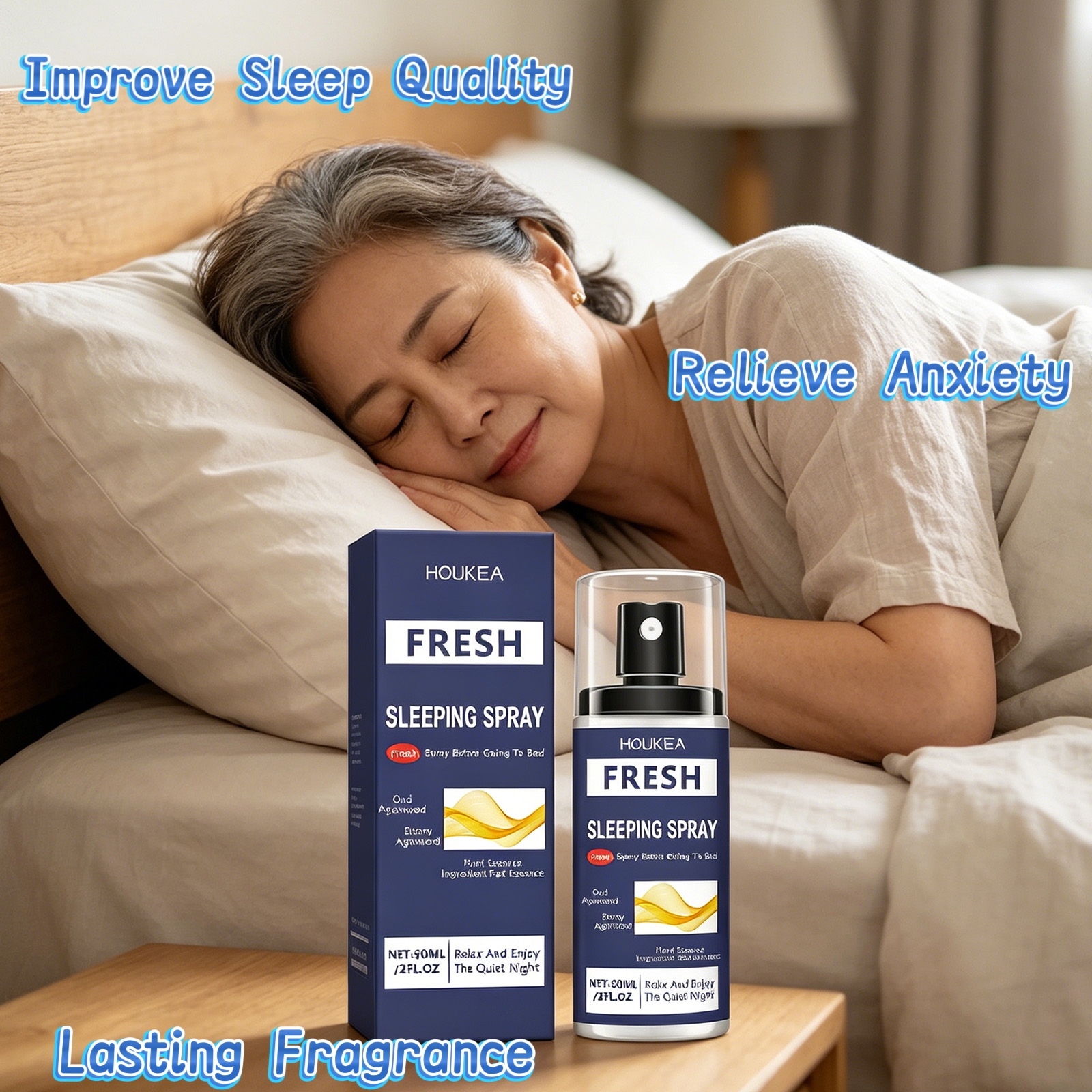 Lavender Pillow Spray - Houkea Lavender Sleep Spray to Relieve