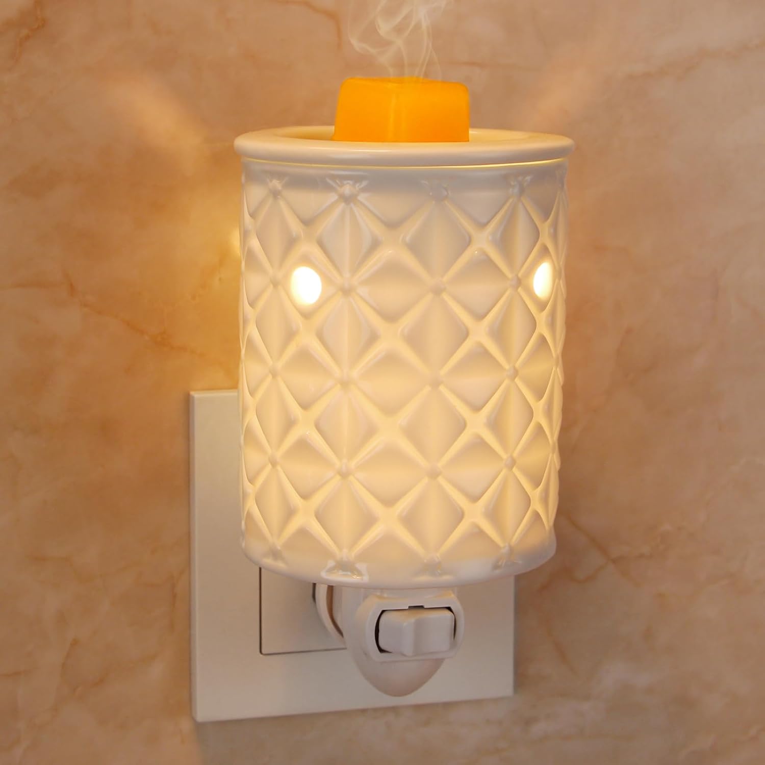 Home Fragrance Oils - Plug in Wax Melt Warmer, Ceramic