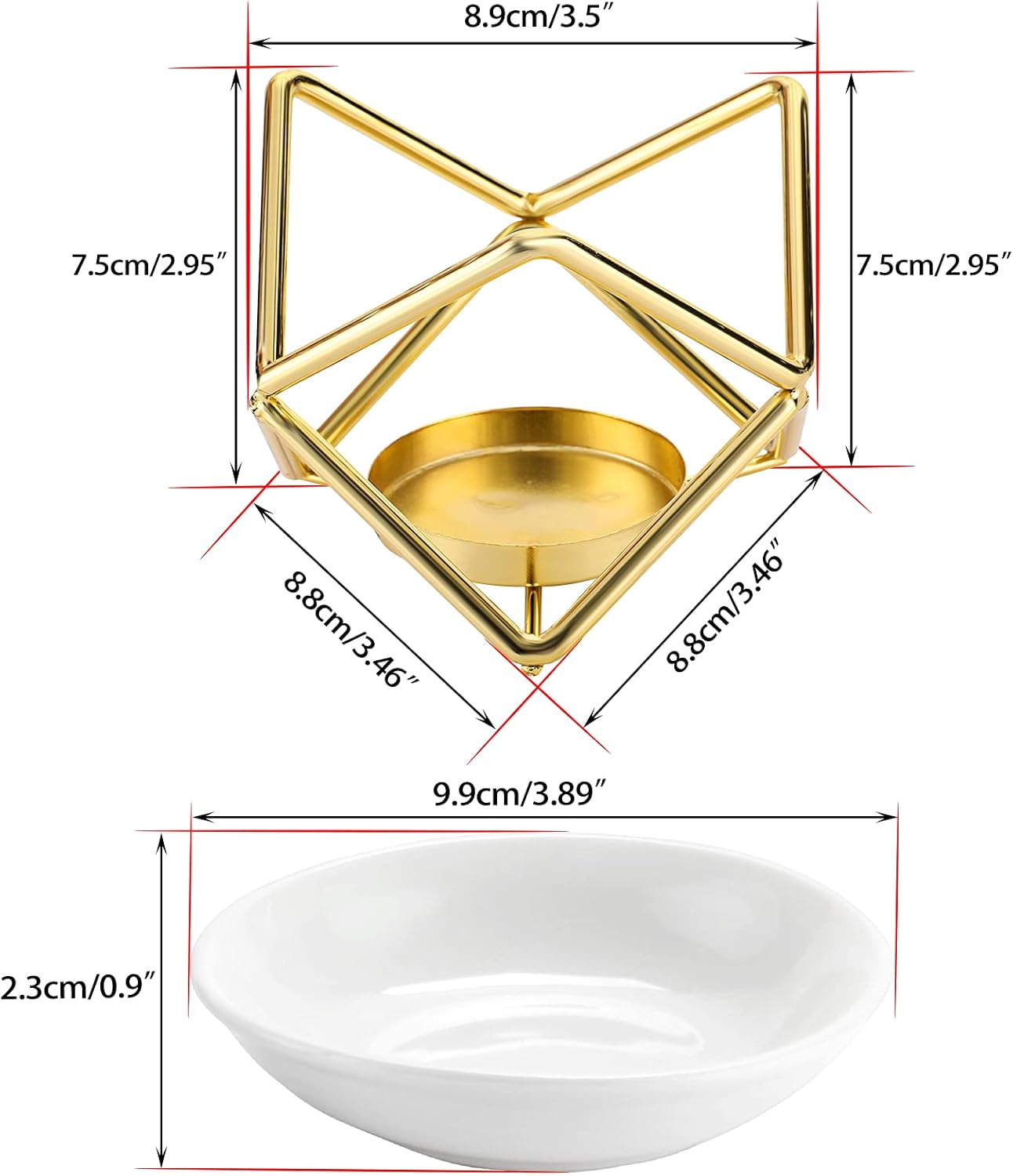Euro Metal Oil Burner Wax Warm - Home Fragrance Oils ulasan dan harga