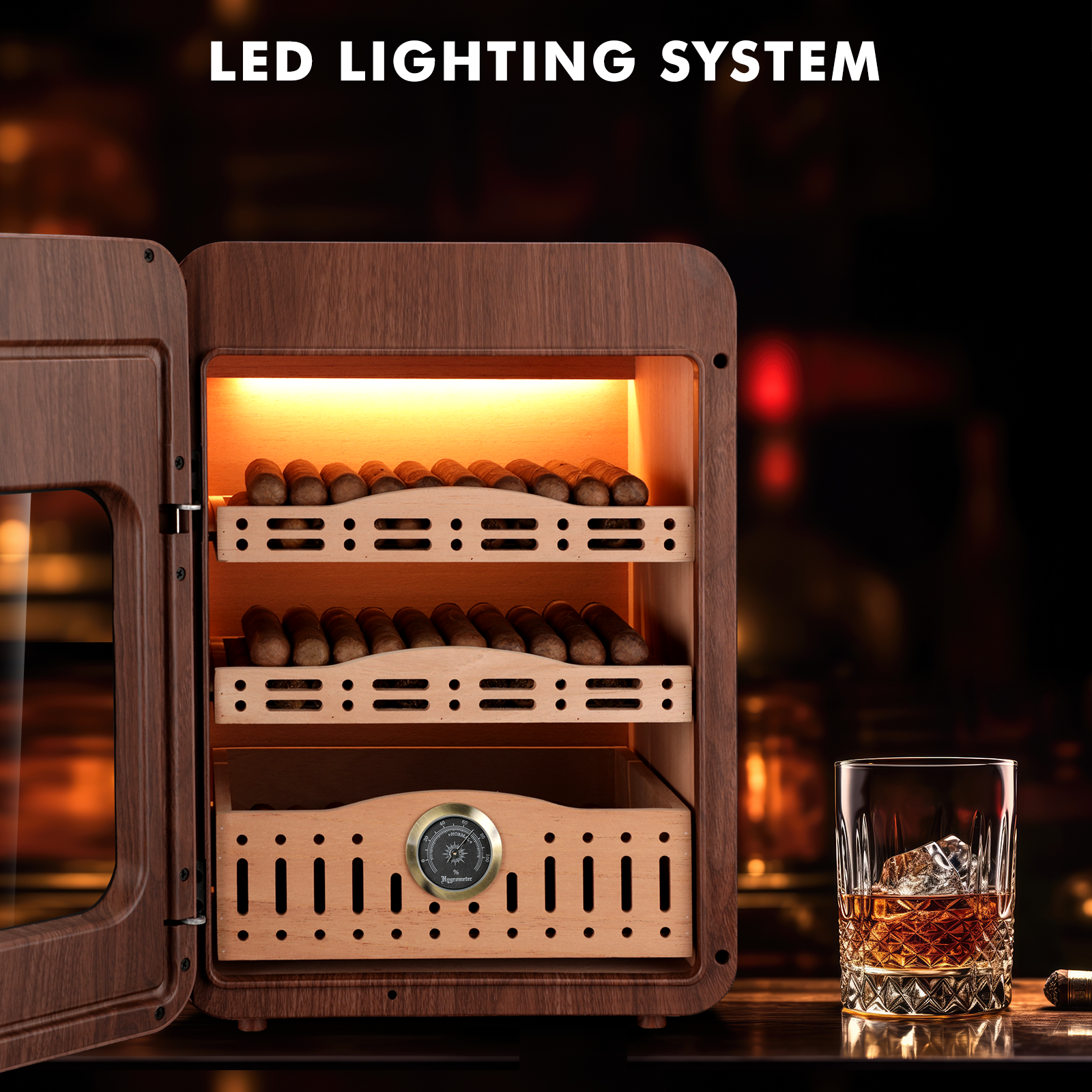 XIFEI Cigar Humidor,Cigar Humi - Home Fragrance Maple Walnut ulasan dan harga