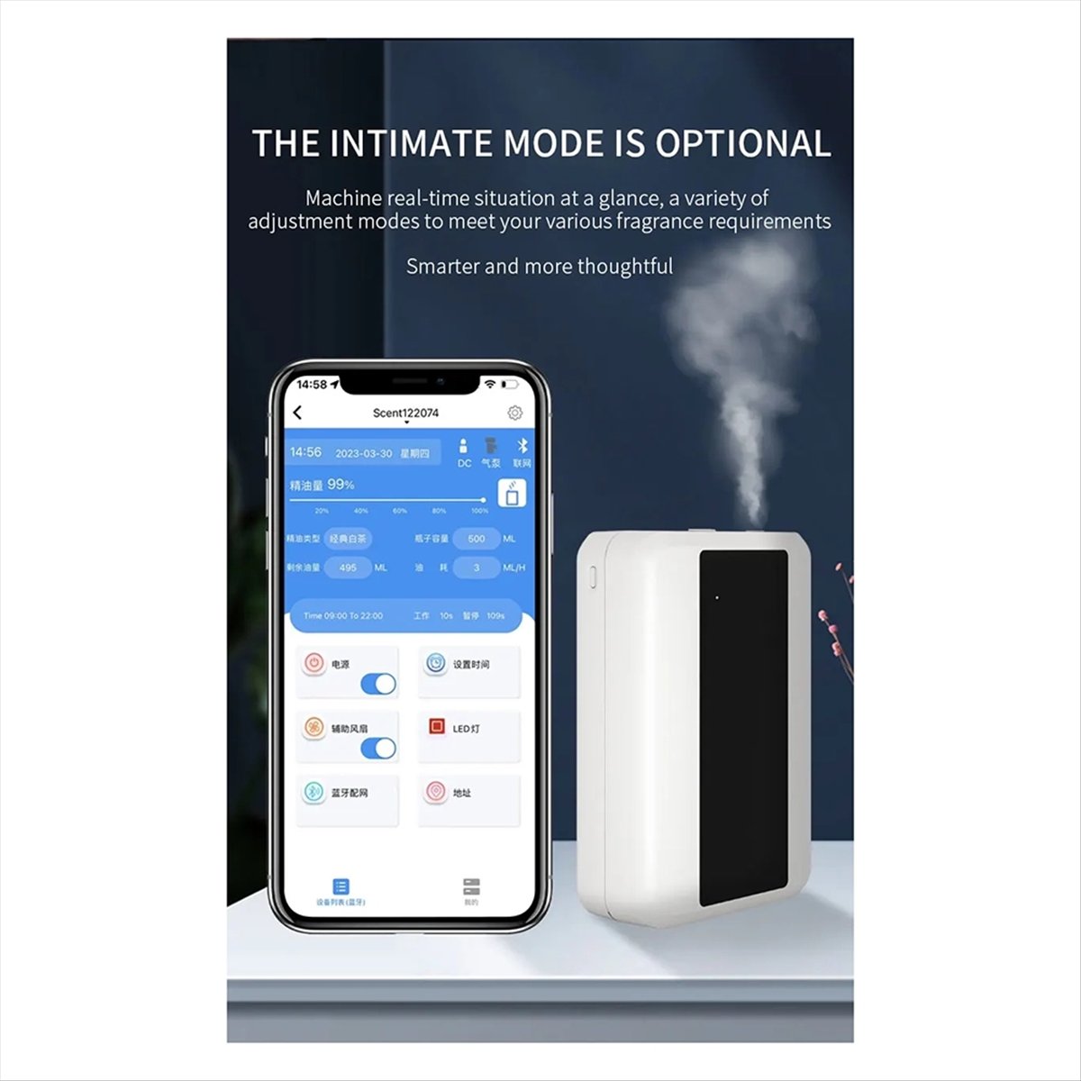 A24I Bluetooth WIFI Oils Diffu - Home Fragrance Plug In ulasan dan harga