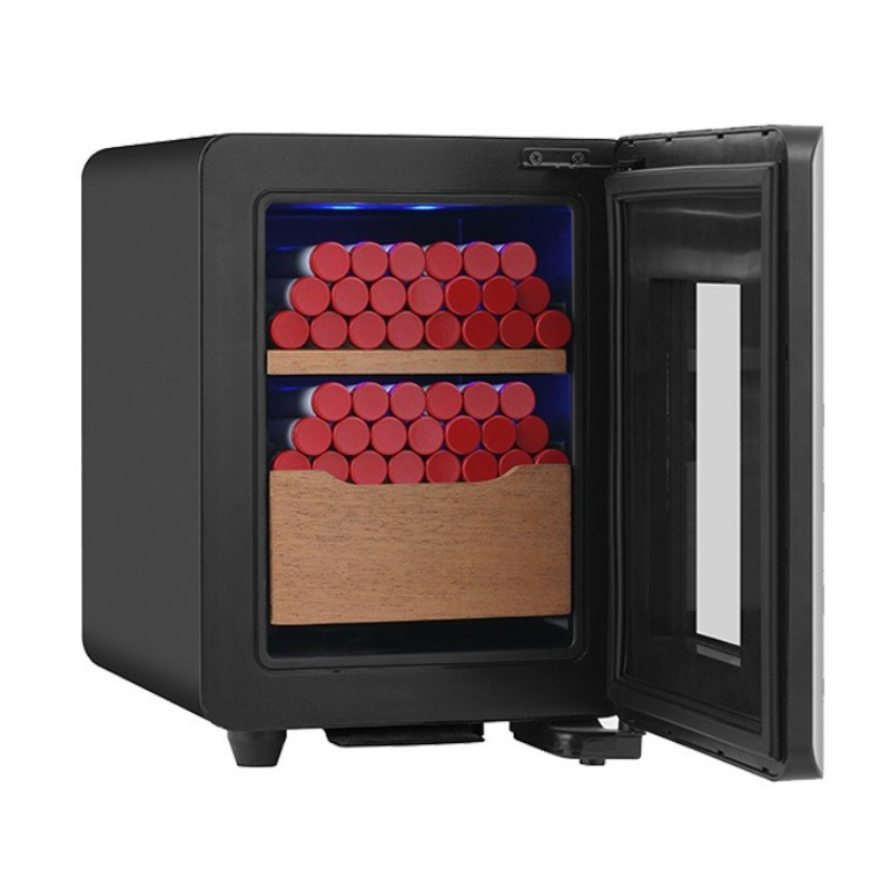Luxury Cigar Cabinet Electroni - Home Fragrance Maple Walnut ulasan dan harga