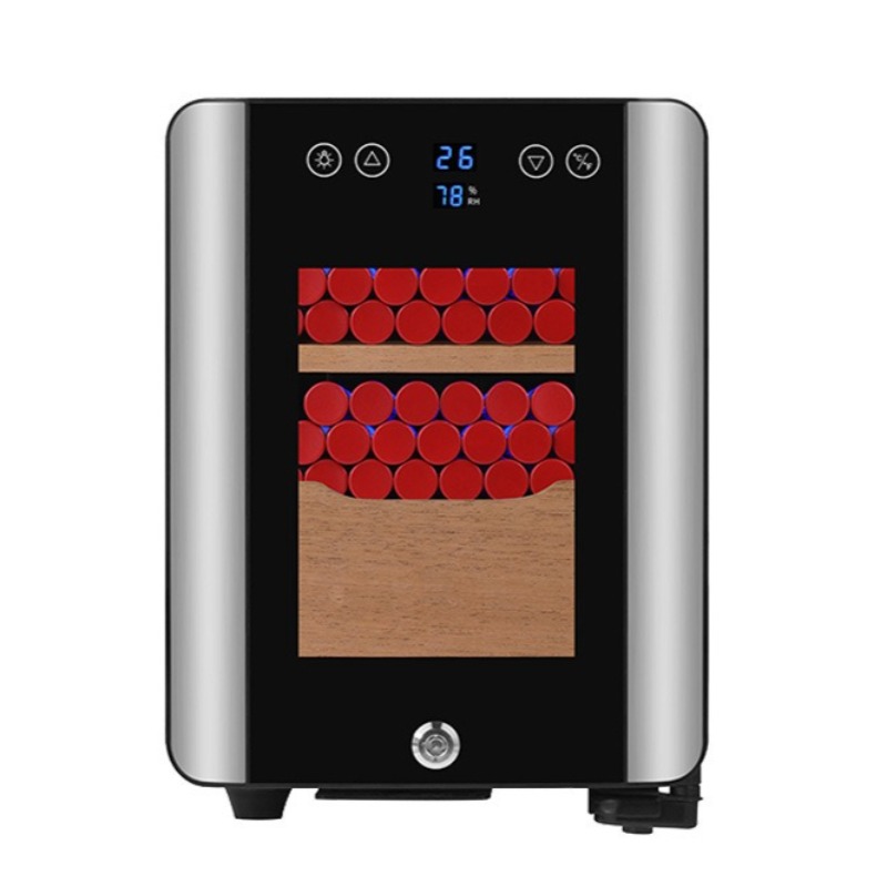 Luxury Cigar Cabinet Electroni - Home Fragrance Maple Walnut ulasan dan harga