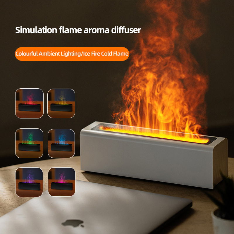 Colorful Simulation Flame Diff - Home Fragrance Plug In ulasan dan harga