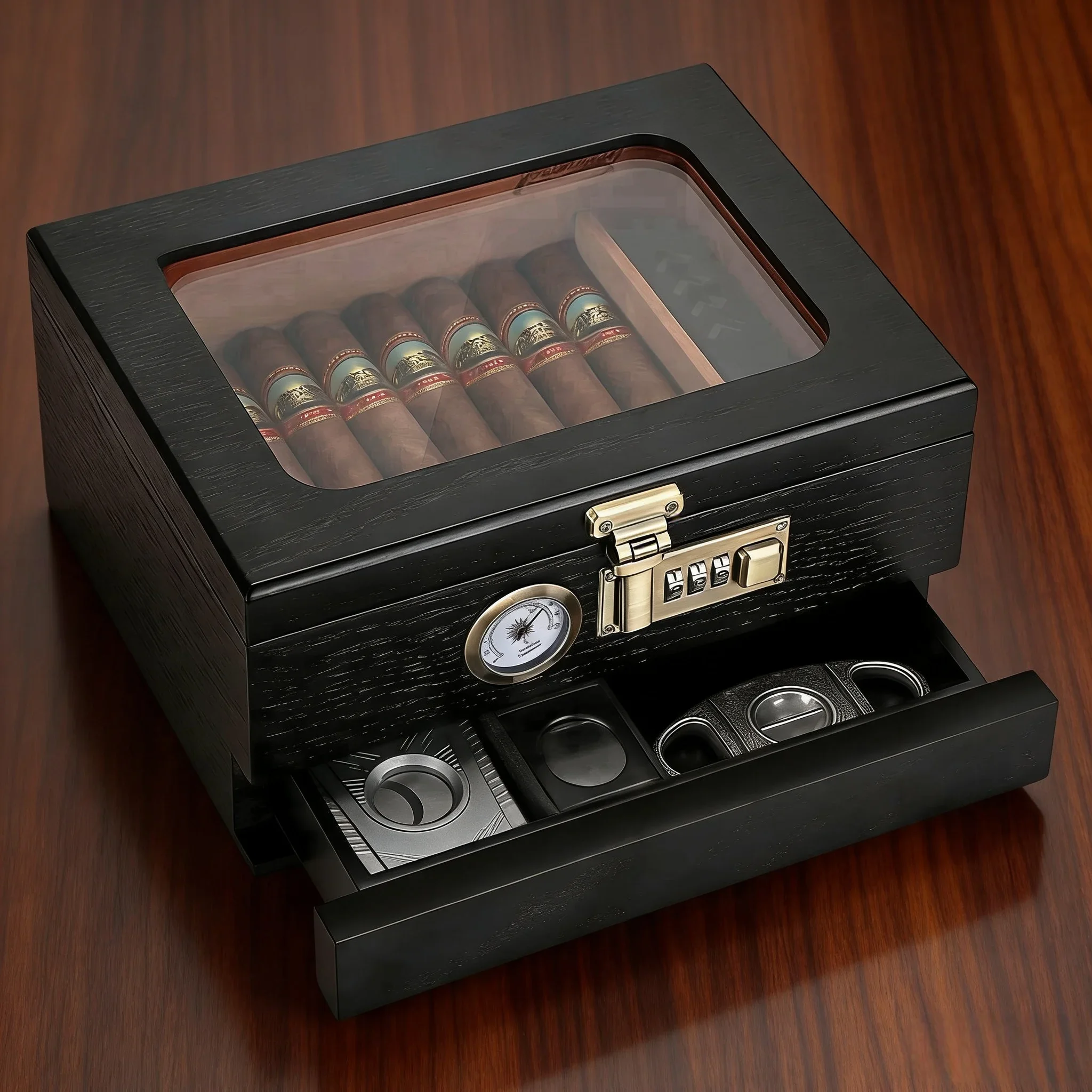 Snow-cedar wood cigar humidor, - Home Fragrance Maple Walnut ulasan dan harga