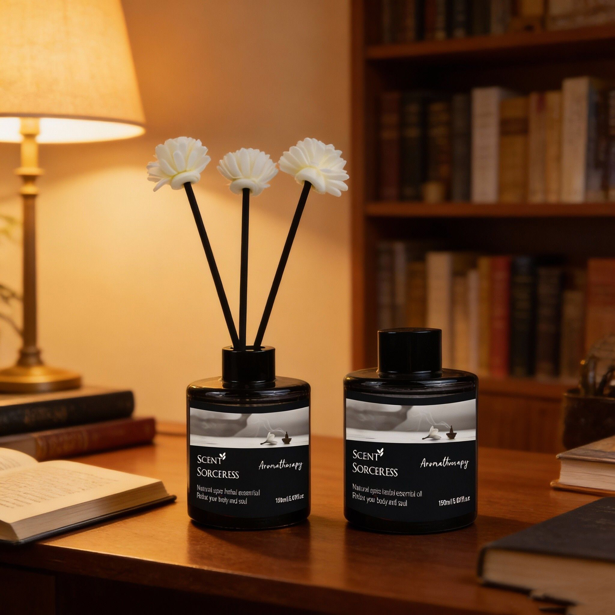 150ml Rattan Reed Diffuser Set - Home Fragrance Oils ulasan dan harga