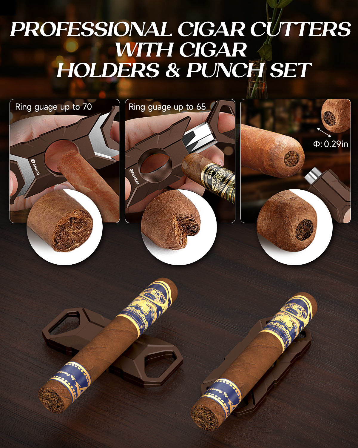 Humidor Cigar Box,with Cutter  - Home Fragrance Maple Walnut ulasan dan harga