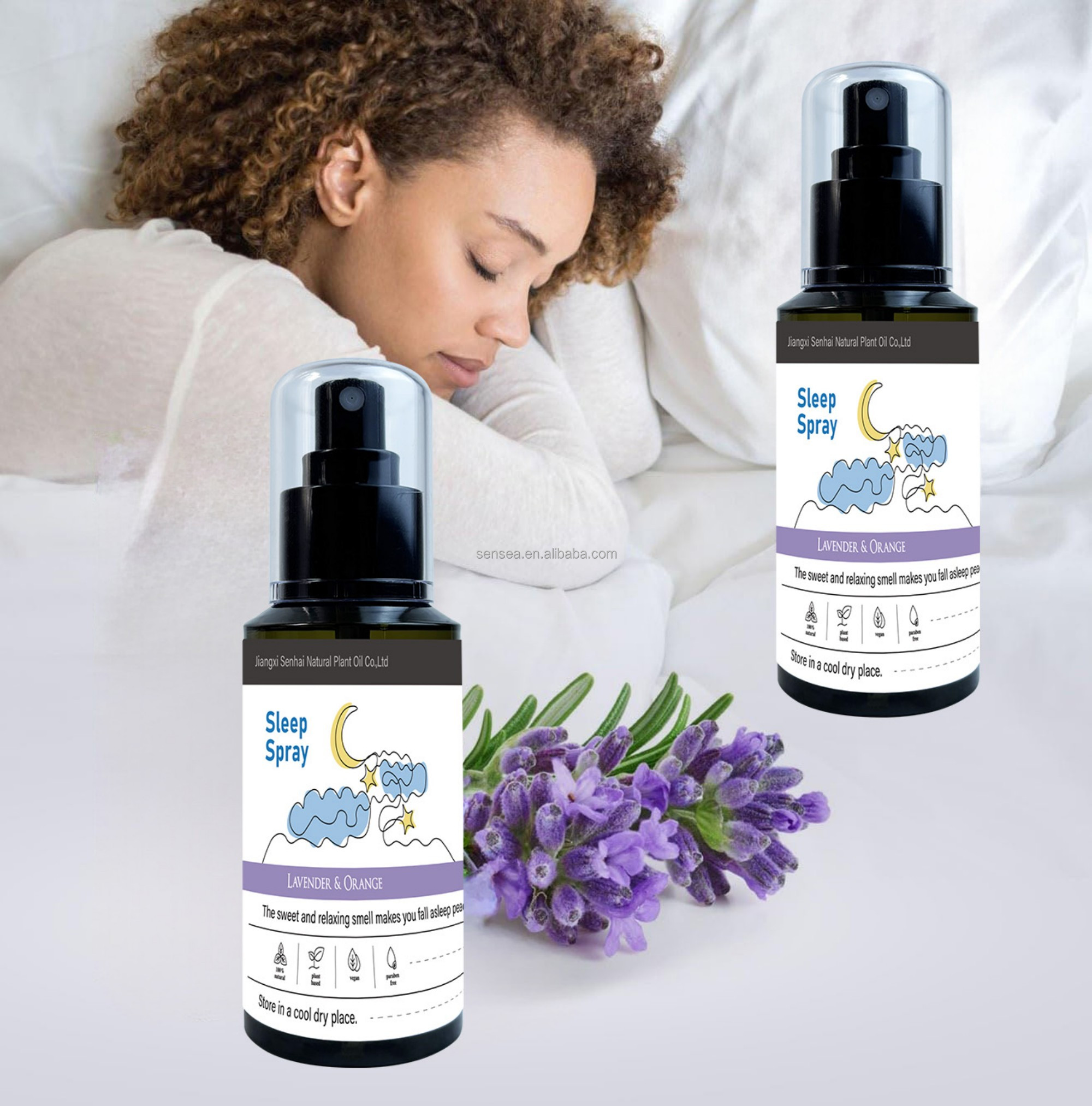100ml Lavender Sleep Spray Aro - Lavender Pillow Spray ulasan dan harga