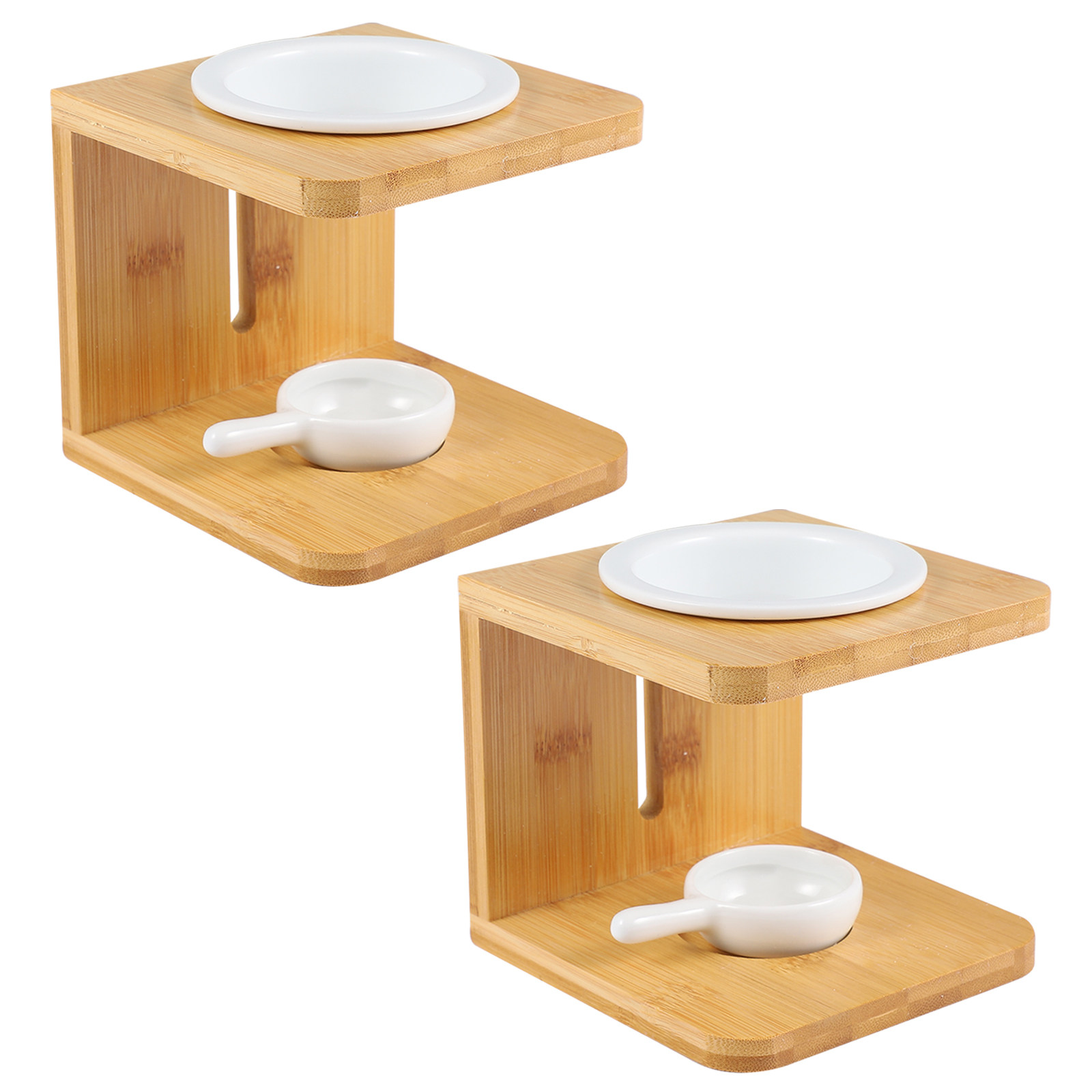 2Sets Bamboo Incense Burner Ec - Home Fragrance Oils ulasan dan harga