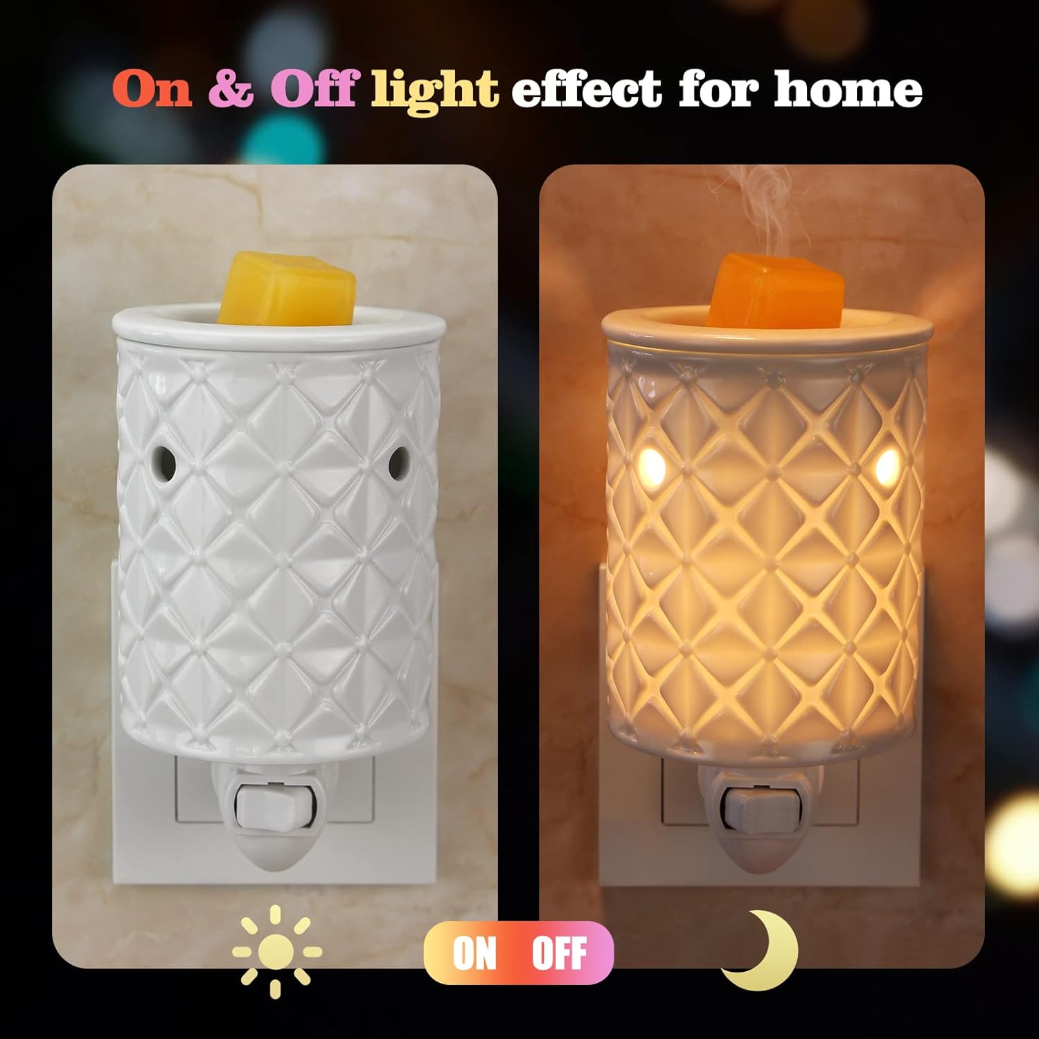 Plug in Wax Melt Warmer, Ceram - Home Fragrance Oils ulasan dan harga