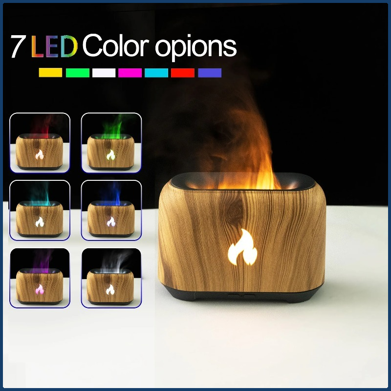 New 7 Colorful Simulation Flam - Home Fragrance Plug In ulasan dan harga