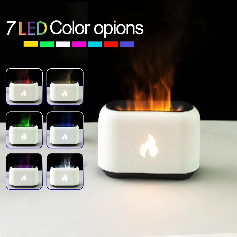 New 7 Colorful Simulation Flam - Home Fragrance Plug In ulasan dan harga