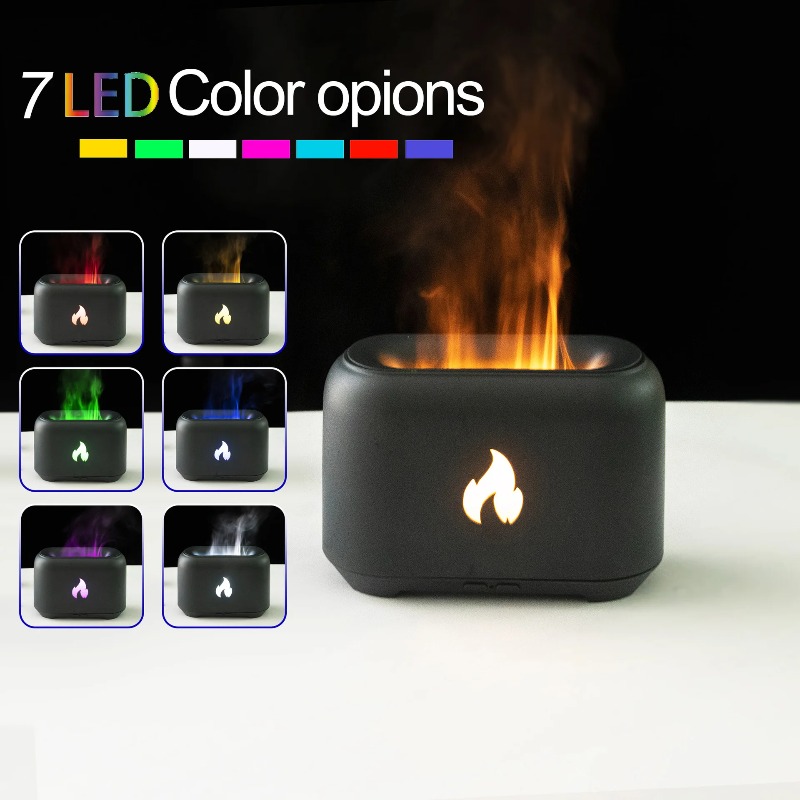 New 7 Colorful Simulation Flam - Home Fragrance Plug In ulasan dan harga
